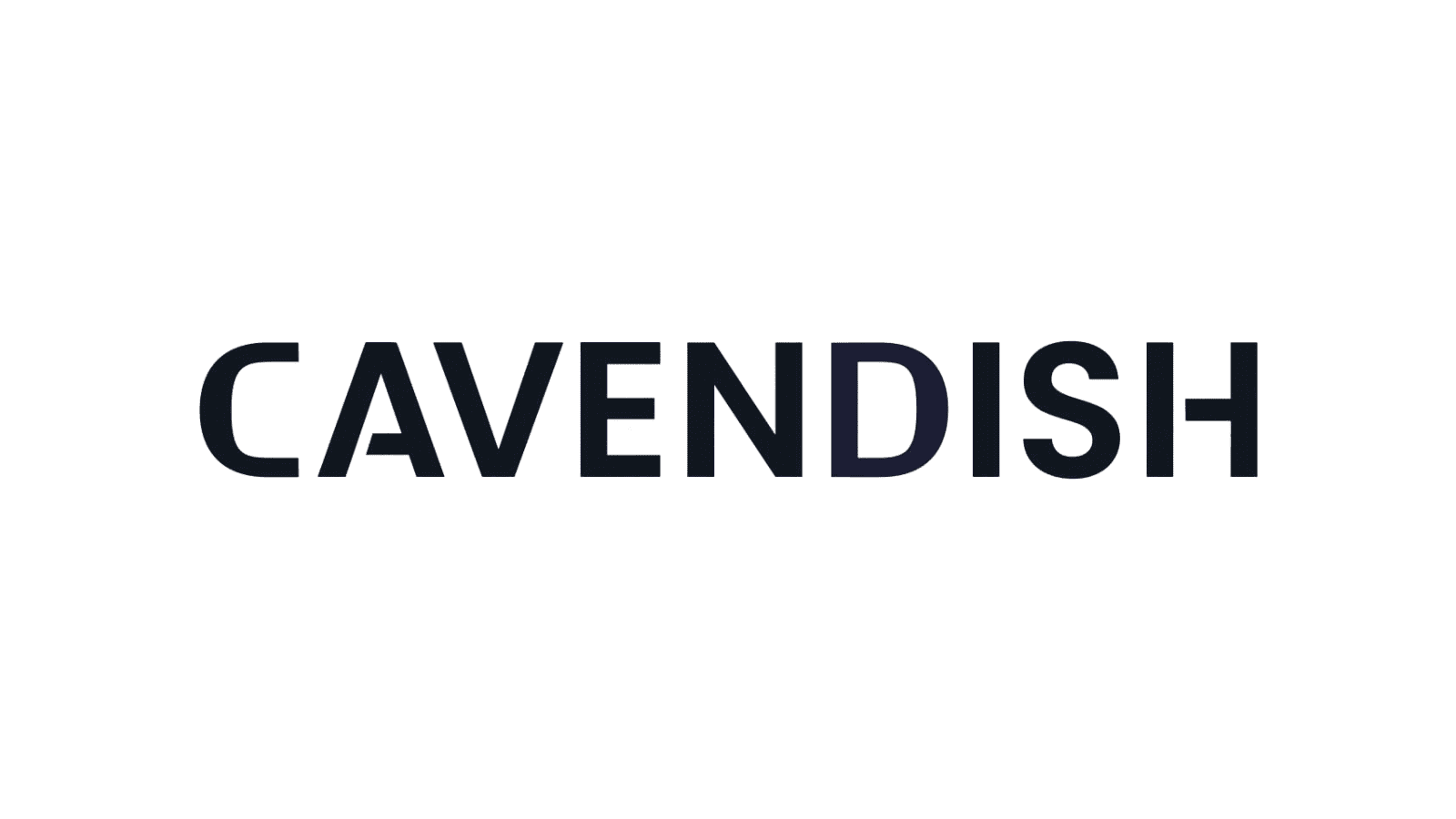 A white background with the words "Cavendish" in black.