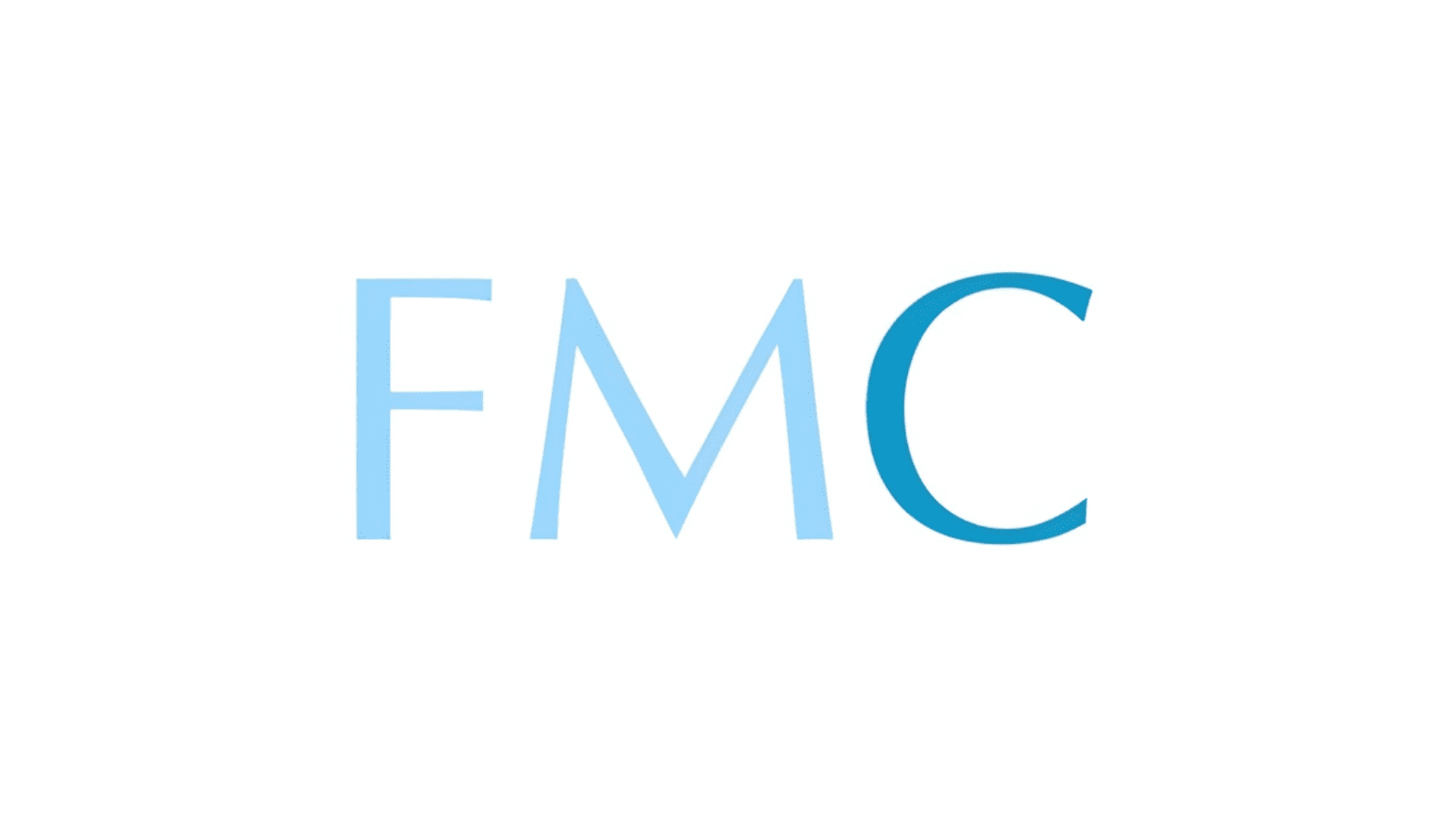The acronym "FMC" in blue on a white background.