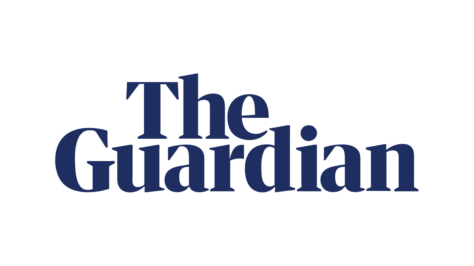 The words "The Guardian" written in blue.